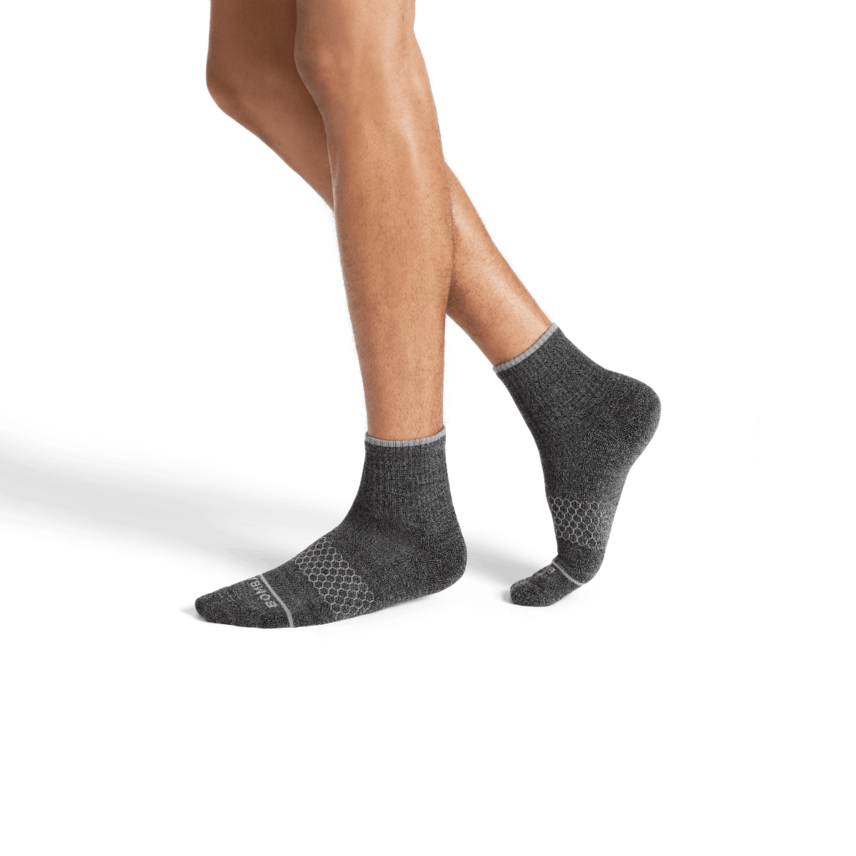 Bombas Men's Merino Wool Blend Quarter Socks 8-Pack