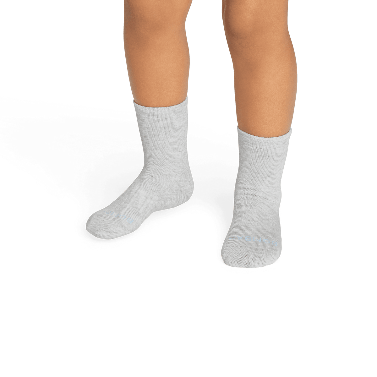 Bombas Junior Lightweight Calf Socks 4-Pack - Kids Seamless Toe Thin Socks