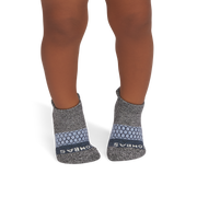 Bombas Toddler Tri-Block Gripper Ankle Socks 6-Pack - Kids Non-Slip Socks