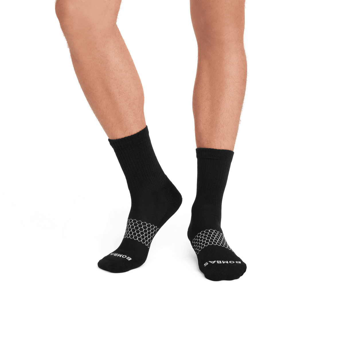 Bombas Men's Solids Half Calf Socks 8-Pack