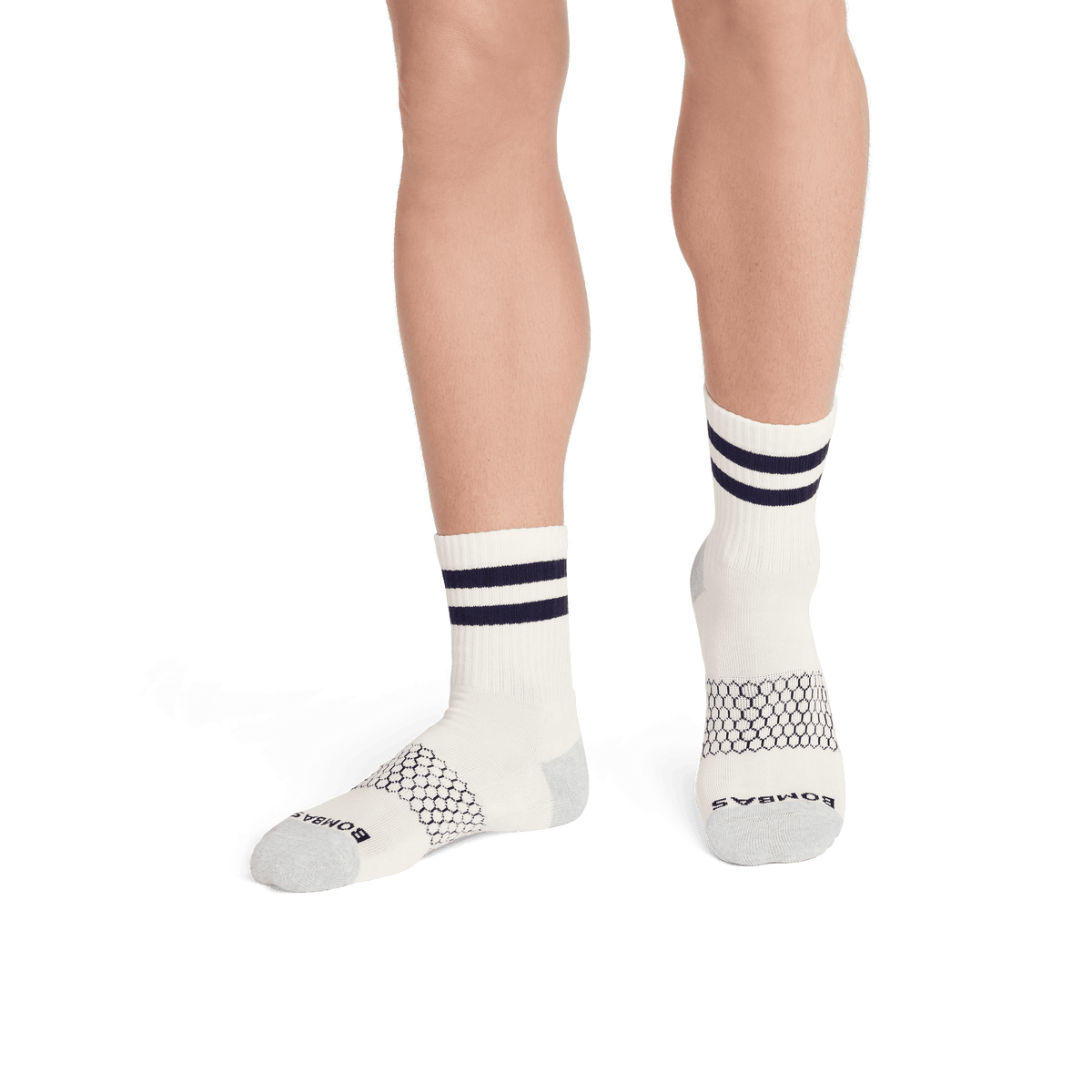 Bombas Men's Vintage Stripes Half Calf Socks 12-Pack