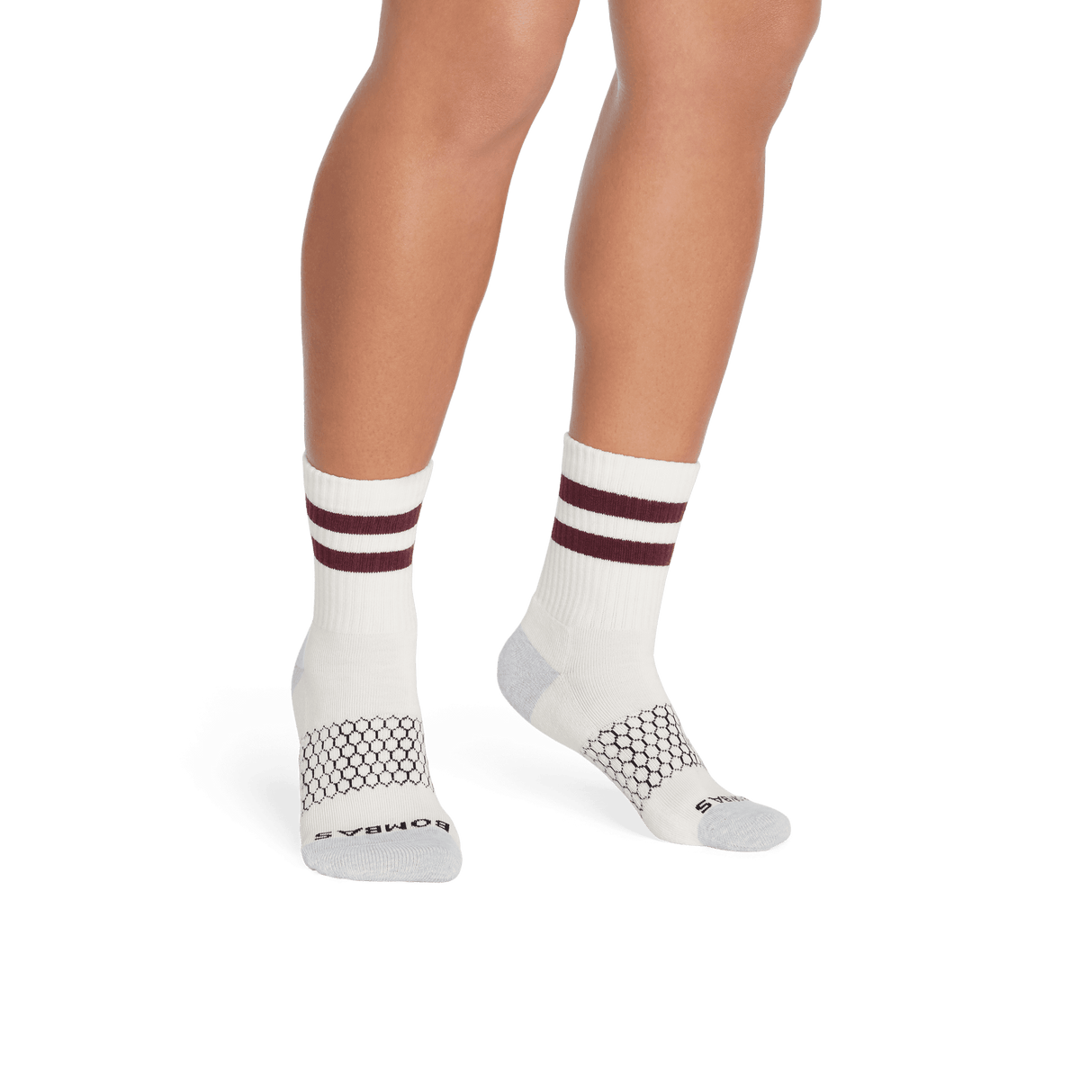 Bombas Women's Vintage Stripes Half Calf Socks