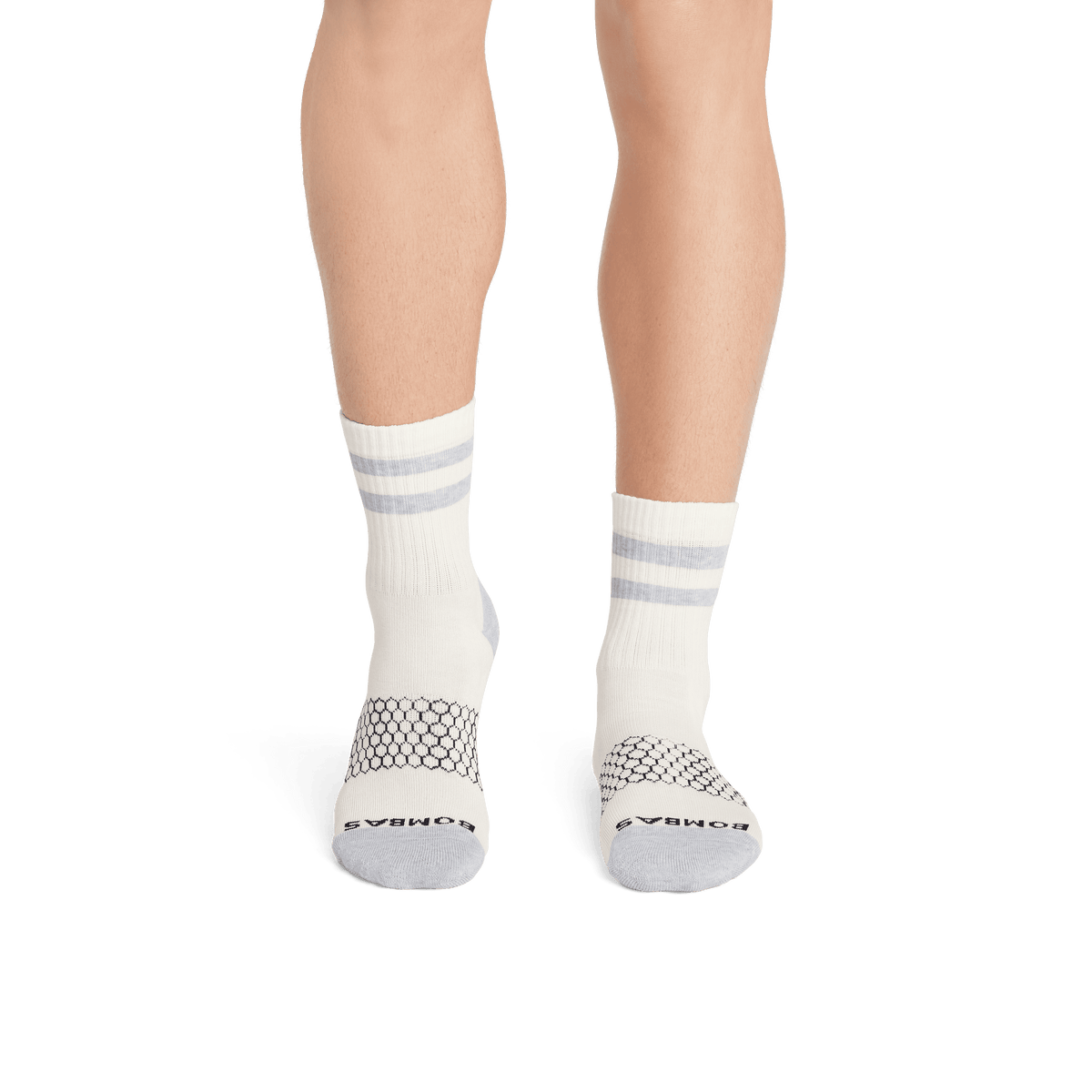 Bombas Men's Vintage Stripes Half Calf Socks