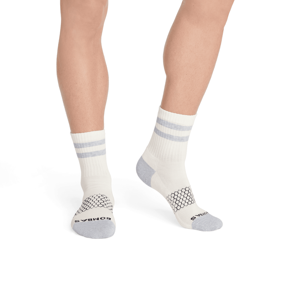 Bombas Men's Vintage Stripes Half Calf Socks 4-Pack