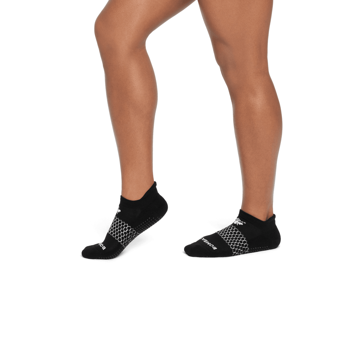 Bombas Women's Gripper Ankle Socks 4-Pack - Non-Slip Barre & Pilates Socks