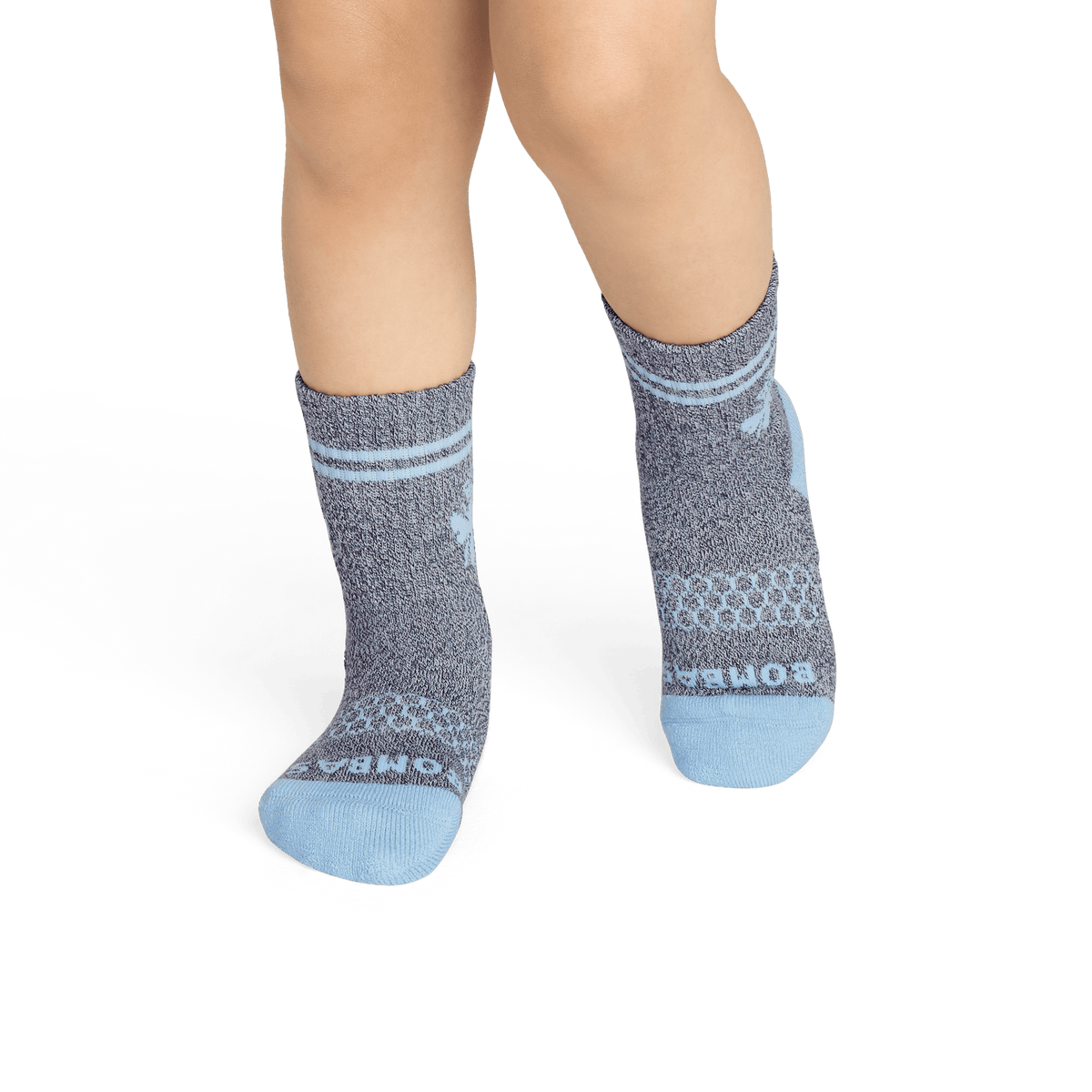 Bombas Junior Originals Calf Socks 4-Pack - Kids Seamless Cotton Socks
