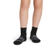Bombas Youth Solids Quarter Socks 4-Pack - Kids Seamless Toe Arch Support Socks