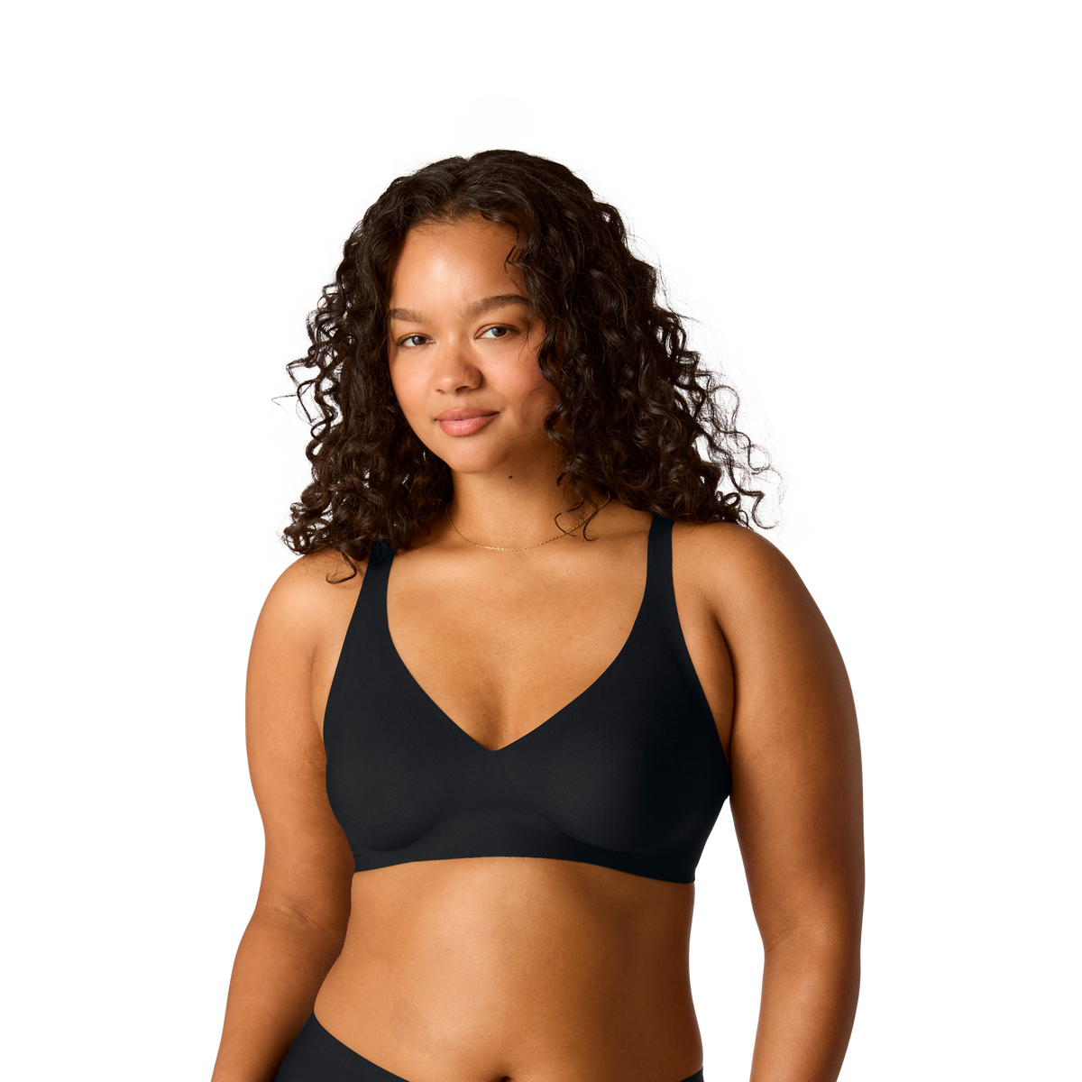 Bombas Women's No Show Plunge Bralette 4-Pack