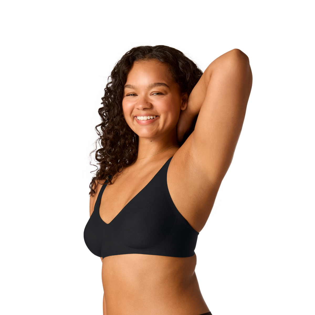 Bombas Women's No Show Plunge Bralette 4-Pack