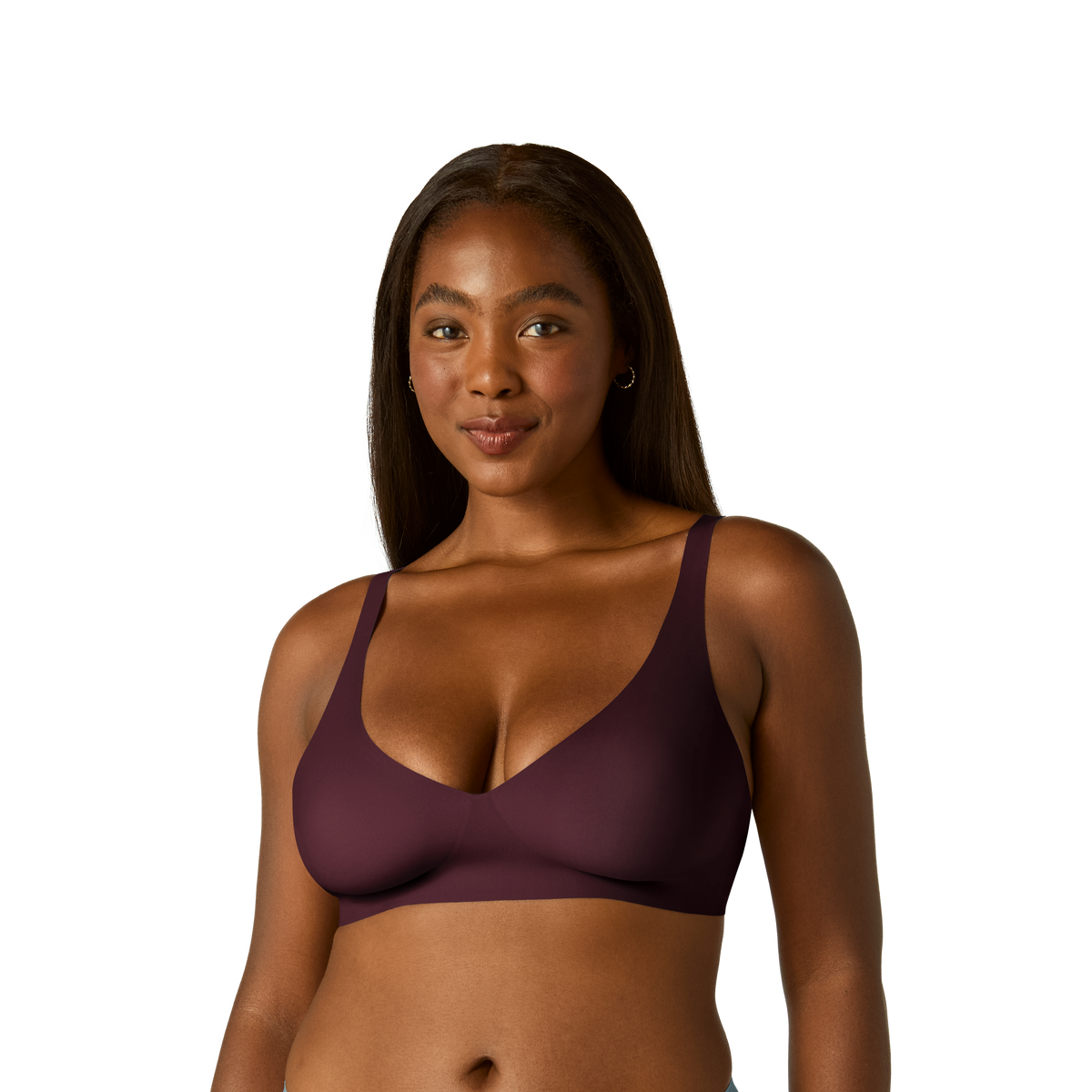 Bombas Women's No Show Plunge Bralette