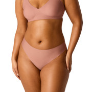 Bombas Women's No Show Plunge Bralette + Thong Pack