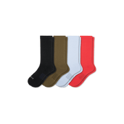 Bombas Men's Modern Rib Calf Socks 4-Pack
