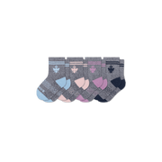 Bombas Junior Originals Calf Socks 4-Pack - Kids Seamless Cotton Socks