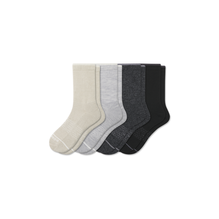 Bombas Women's Merino Wool Blend Half Calf Sock 4-Pack