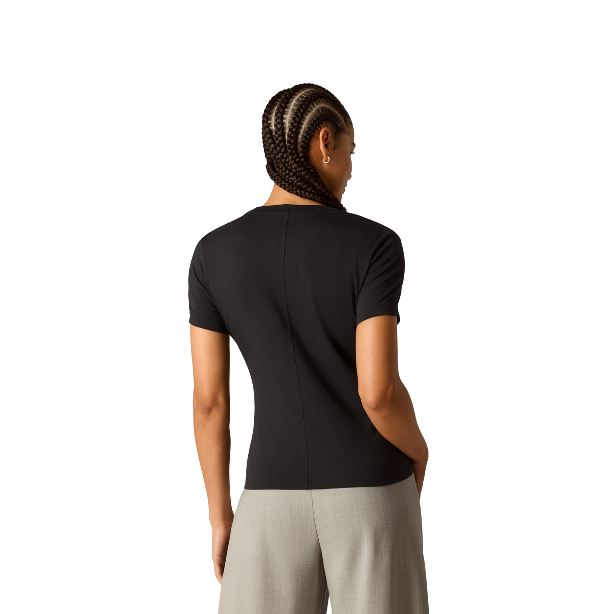Bombas Women's Pima Cotton Slim Crew Neck T-Shirt 6-Pack