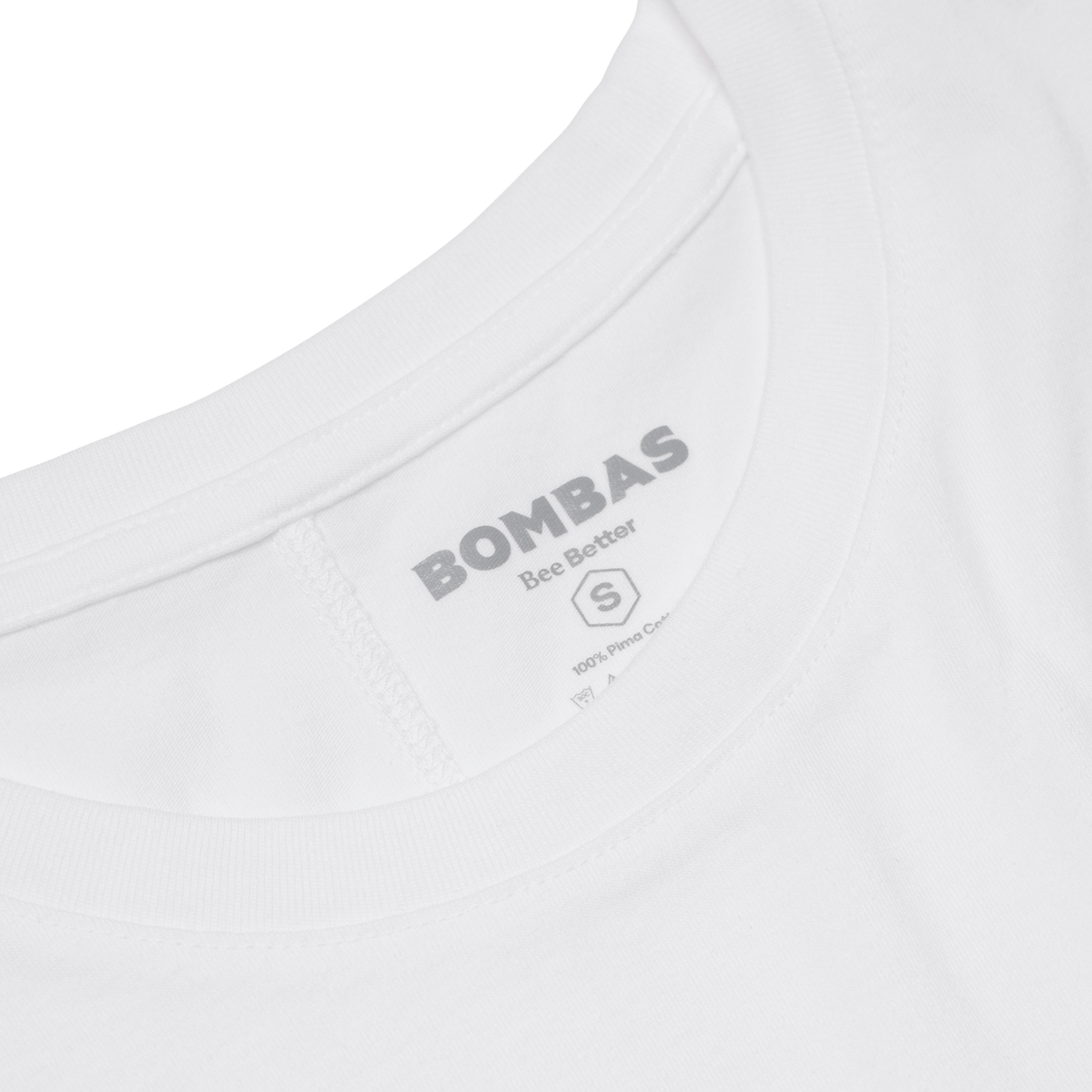 Bombas Men's Pima Cotton Slim Crew Neck T-Shirt