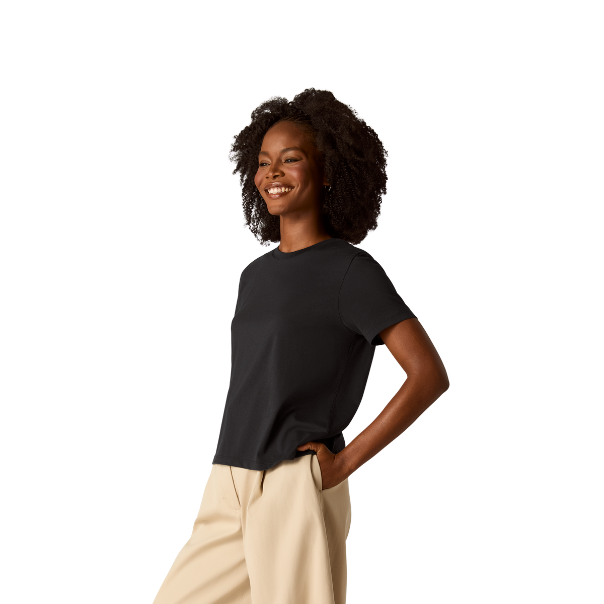 Bombas Women's Pima Cotton Crew Neck T-Shirt 3-Pack