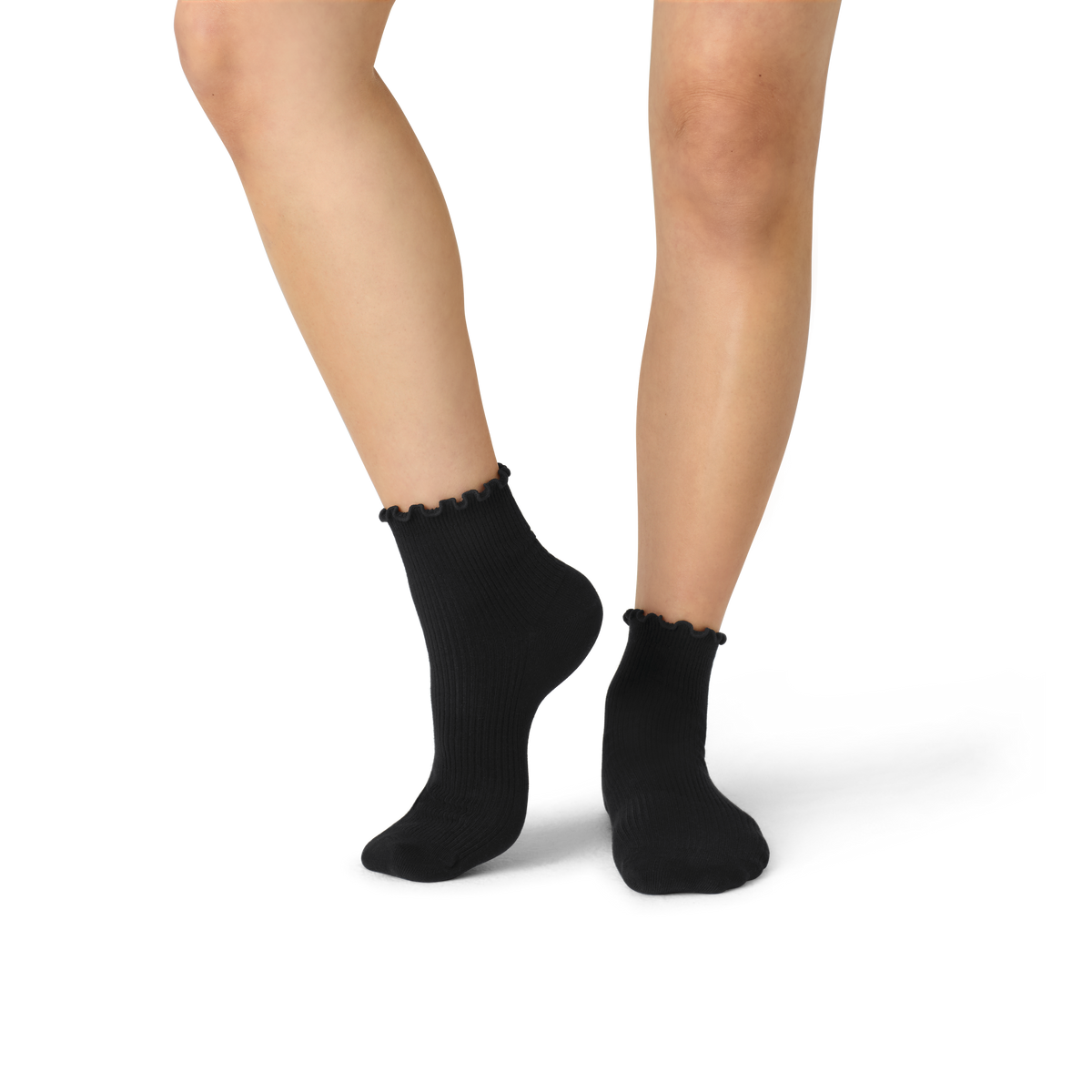 Bombas Women's Ruffle Rib Quarter Sock 4-Pack