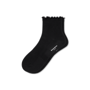Bombas Women's Ruffle Rib Quarter Socks