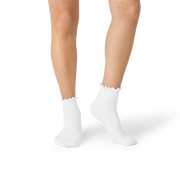 Bombas Women's Ruffle Rib Quarter Socks 8-Pack - Lightweight Frilled Cuff Socks