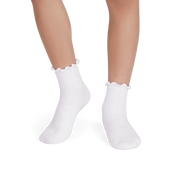 Bombas Youth Ruffle Rib Quarter Socks 4-Pack