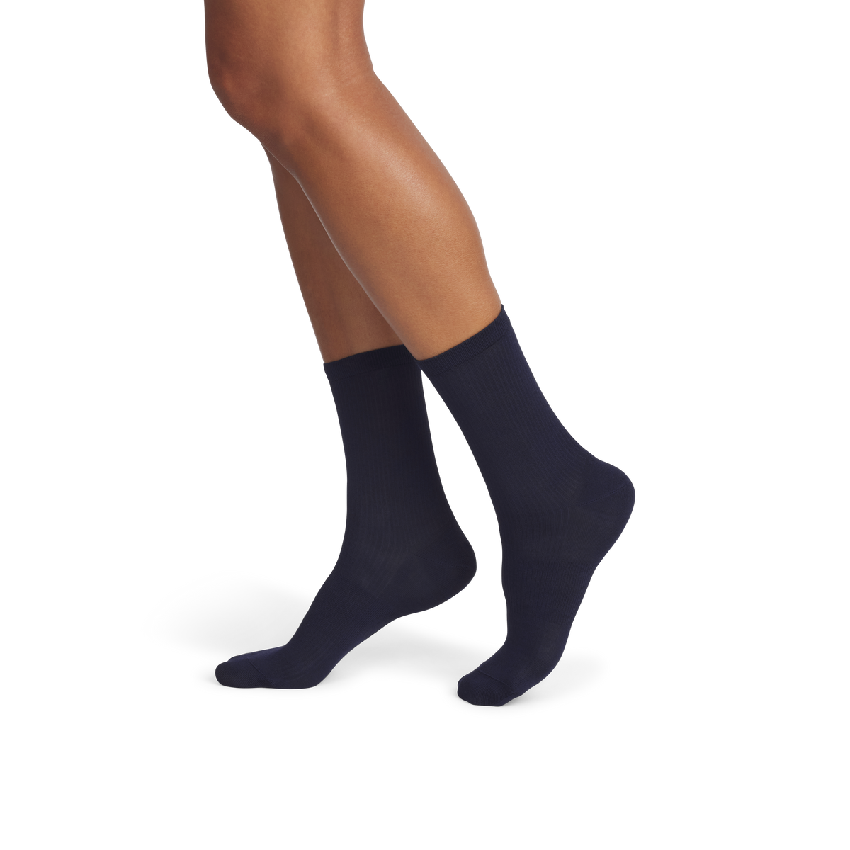 Bombas Women's Featherweight Rib Half Calf Socks - Ultra Lightweight Socks