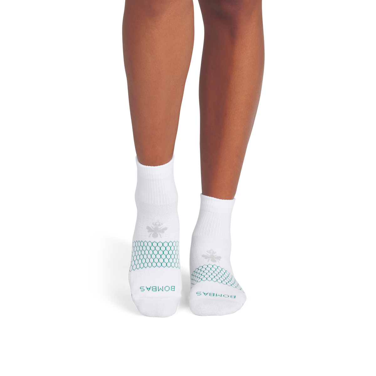 Bombas Women's Golf Quarter Socks 3-Pack, Cushioned Athletic Golf Socks