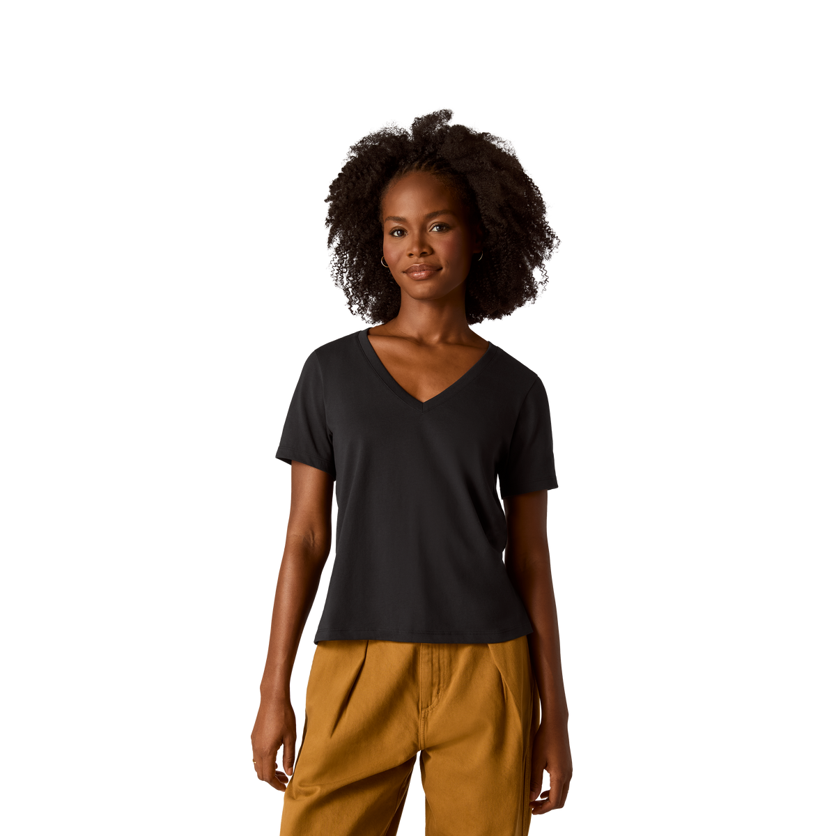 Bombas Women's Pima Cotton V-Neck T-Shirt 3-Pack