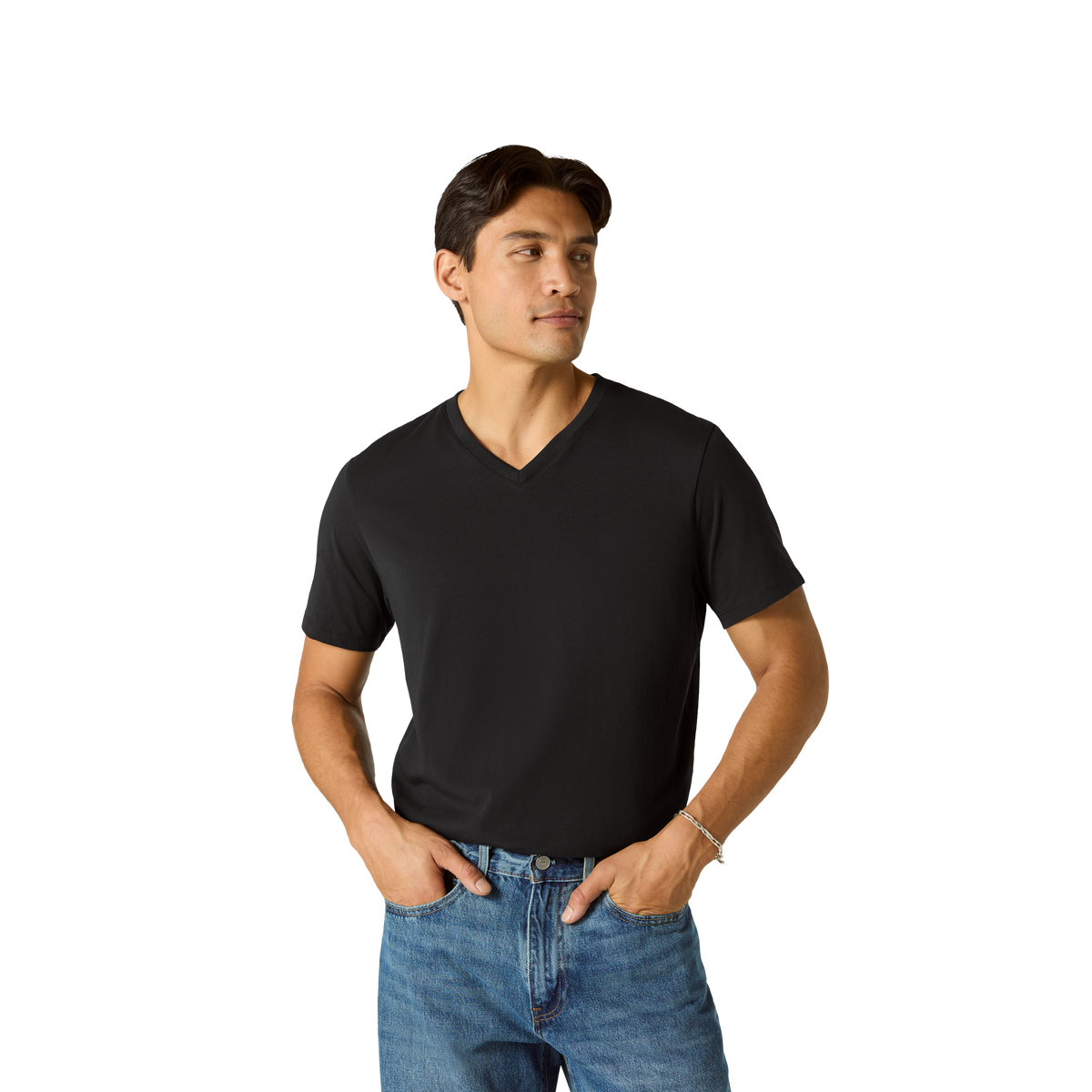 Bombas Men's Pima Cotton V-Neck T-Shirt