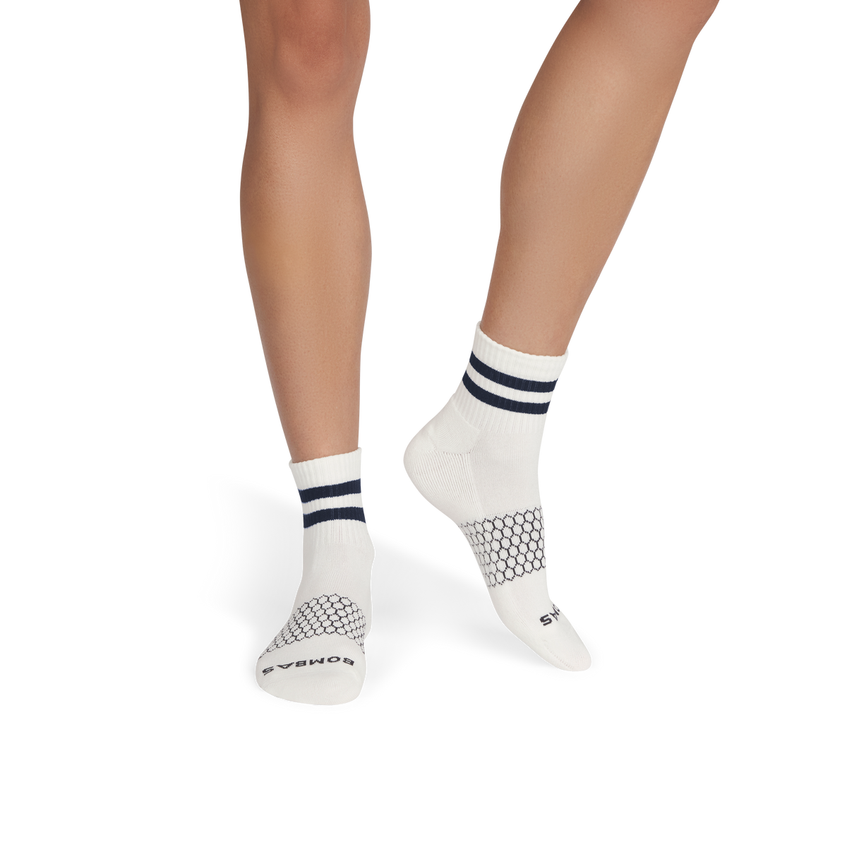 Bombas Women's Vintage Stripes Quarter Sock 4-Pack