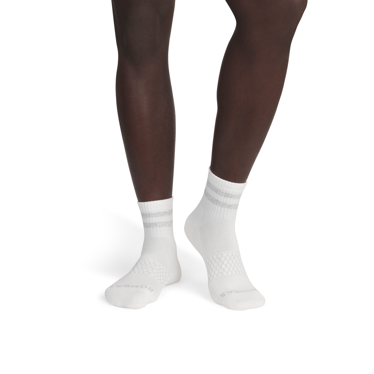 Bombas Men's Vintage Stripes Quarter Socks 4-Pack