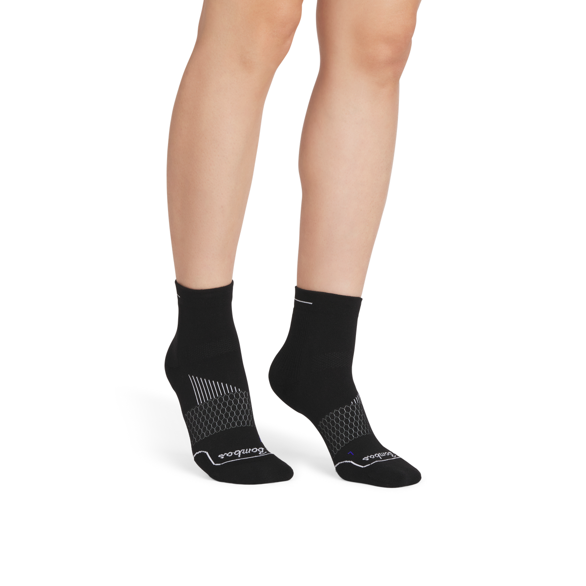 Bombas Women's Run Quarter Socks 12-Pack, Lightweight Breathable Running Socks