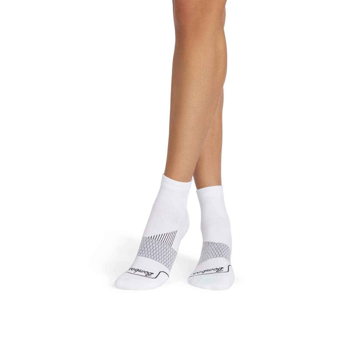 Bombas Women's Run Quarter Socks 6-Pack, Lightweight Breathable Running Socks