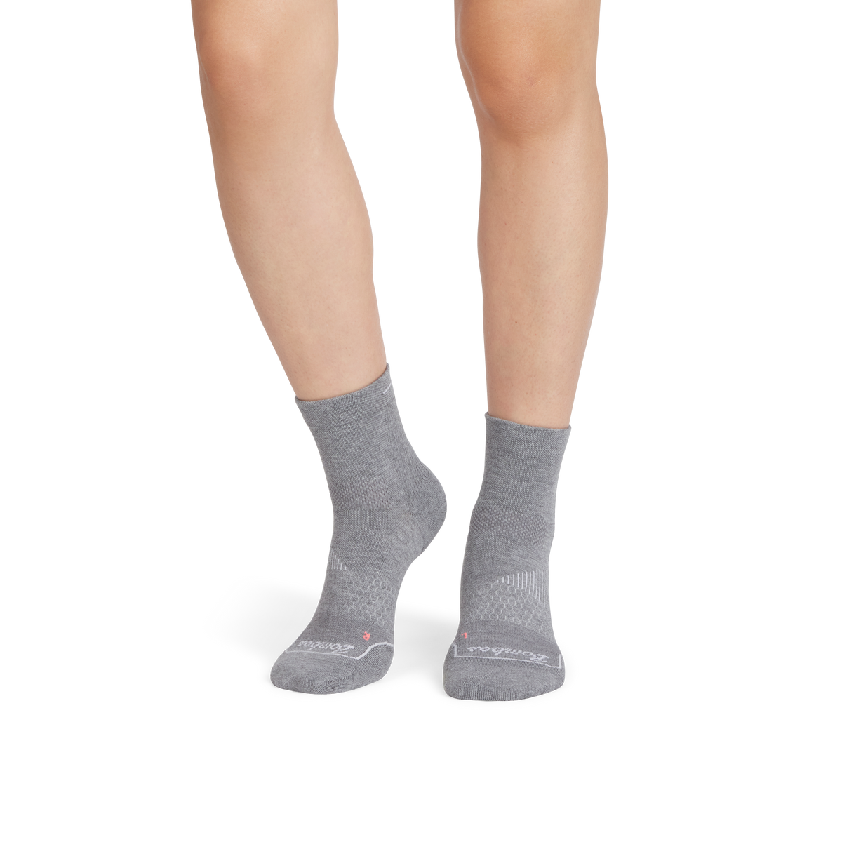 Bombas Women's Run Quarter Socks, Lightweight Breathable Running Socks