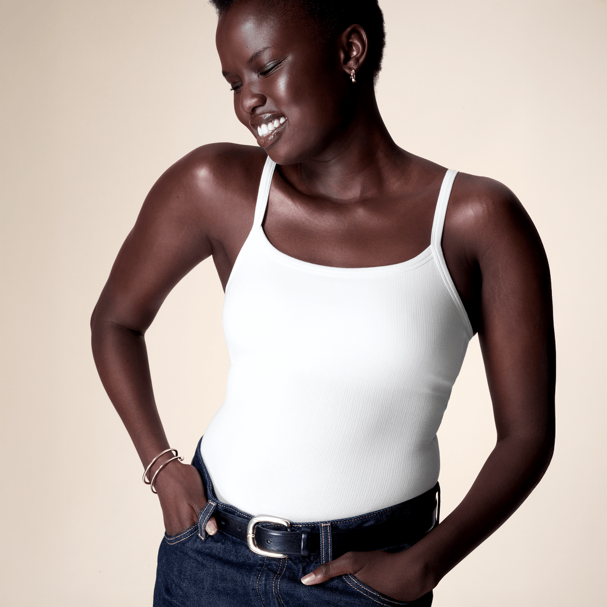 Bombas Women's Built-in Bra Seamless Cami