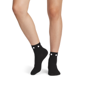 Bombas Women's Rosette True Rib Quarter Socks