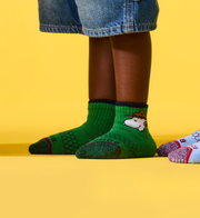 Peanuts x Bombas Junior Gripper Calf Socks 4-Pack Gift Box