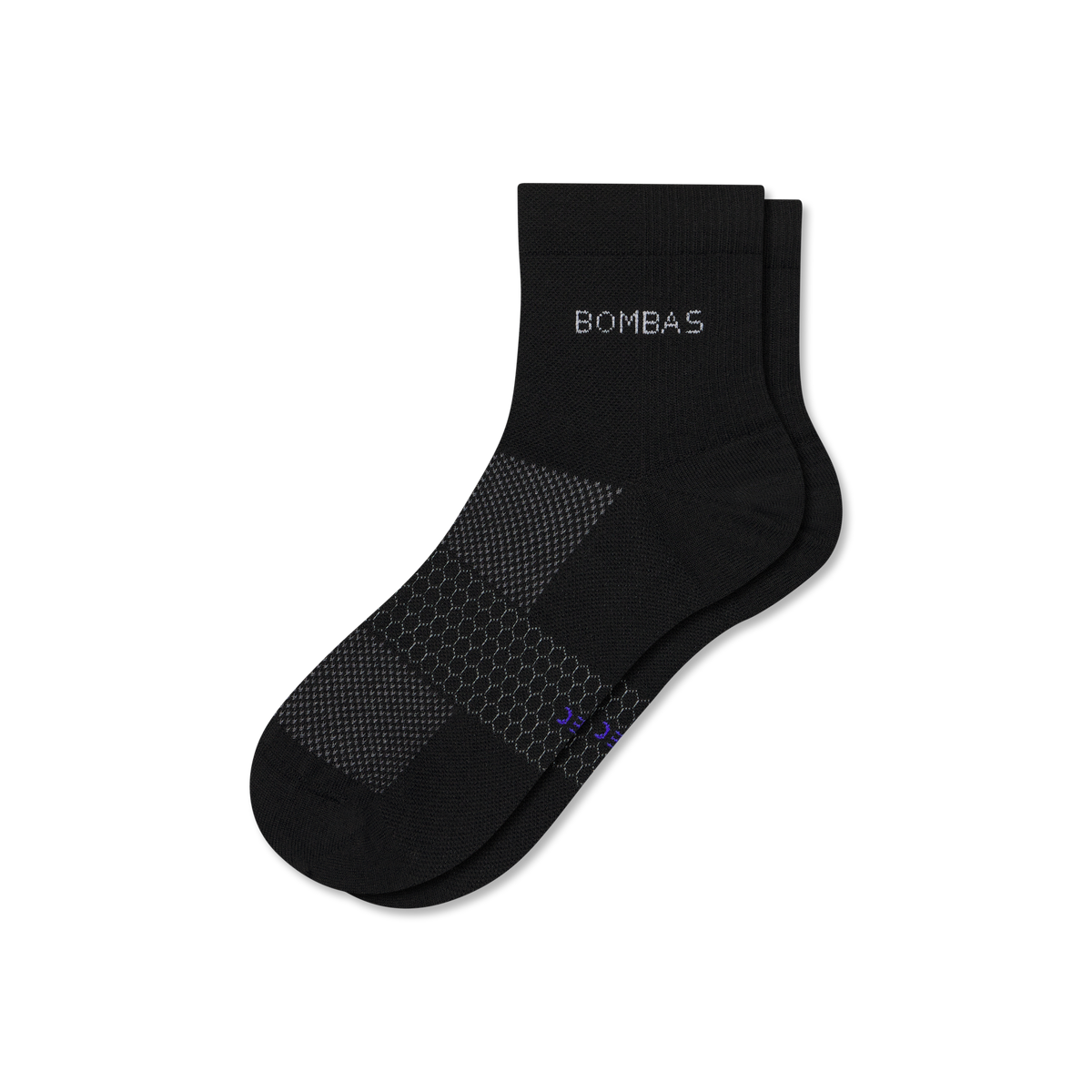 Bombas Women's UltraLite Sport Quarter Socks, Lightweight Running Socks