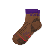 Bombas Women's Merino Wool Blend Hiking Quarter Socks, Cushioned Trail Socks
