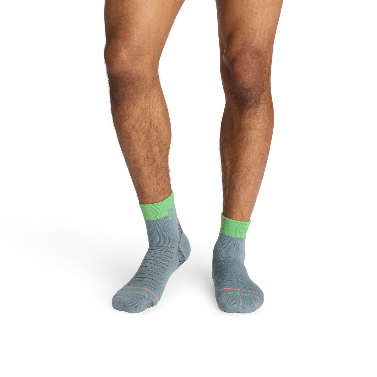 Bombas Men's Merino Wool Blend Hiking Quarter Socks 6-Pack