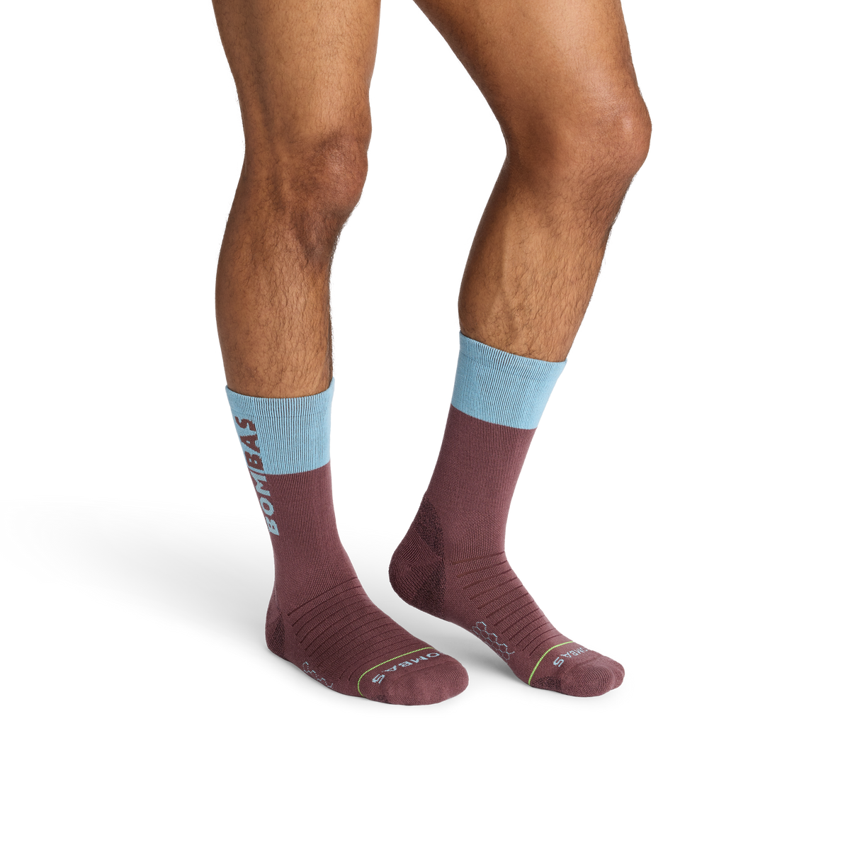 Bombas Men's Merino Wool Blend Hiking Calf Socks 6-Pack