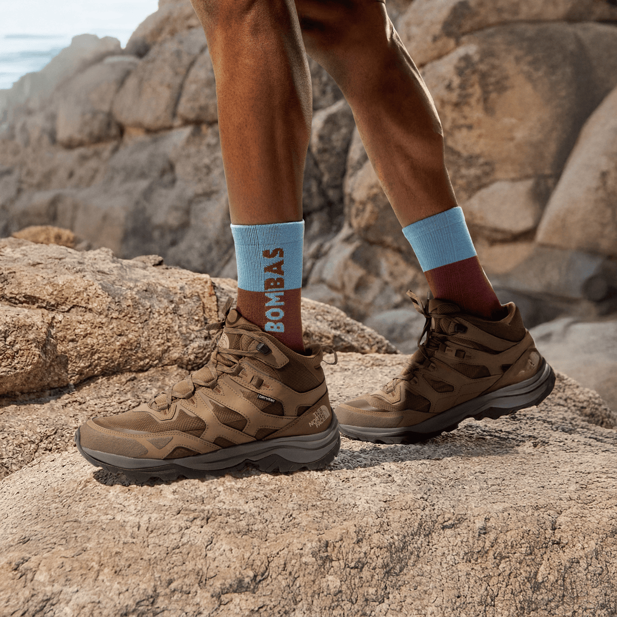 Bombas Men's Merino Wool Blend Hiking Calf Socks 6-Pack