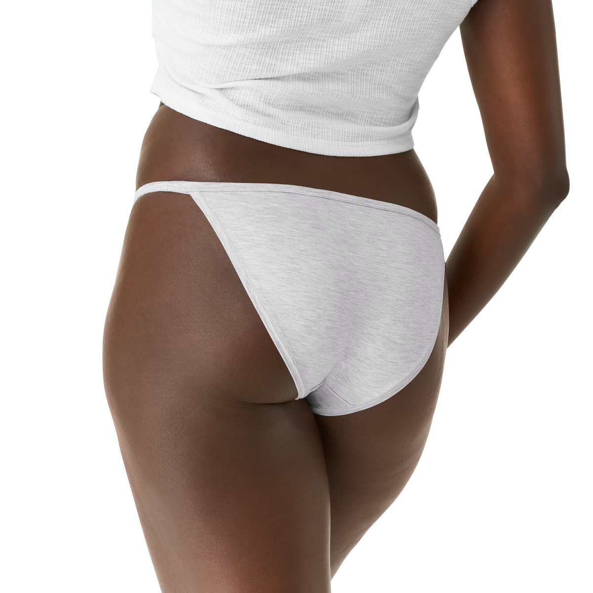 Bombas Women's Super Soft Scoop Bralette + String Bikini Pack
