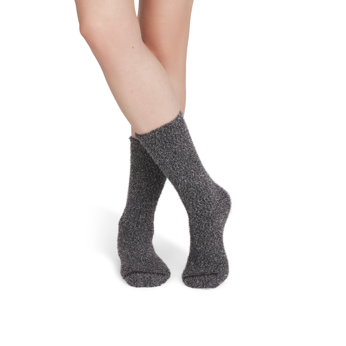 Bombas Women's Fuzzy Calf Socks with Arch Support