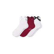 Bombas Women's Lightweight Bow Quarter Sock 3-Pack