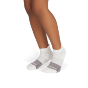 Bombas Youth Tri-Block Ankle Socks 6-Pack - Kids Midweight Cotton Socks