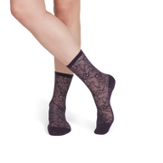 Bombas Women's Floral Lace Half Calf Sock 3-Pack
