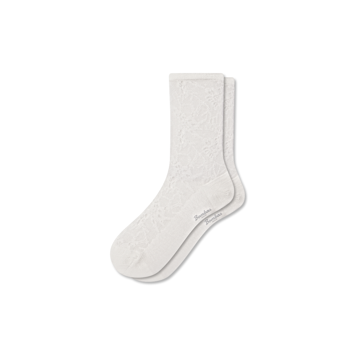 Bombas Women's Floral Lace Half Calf Socks