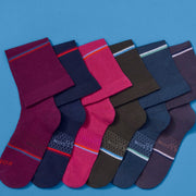 Bombas Women's Everyday Compression Knee High Sock 6-Pack 15-20mmHg