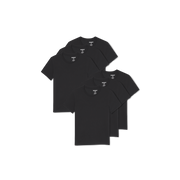 Bombas Women's Pima Cotton Slim Crew Neck T-Shirt 6-Pack